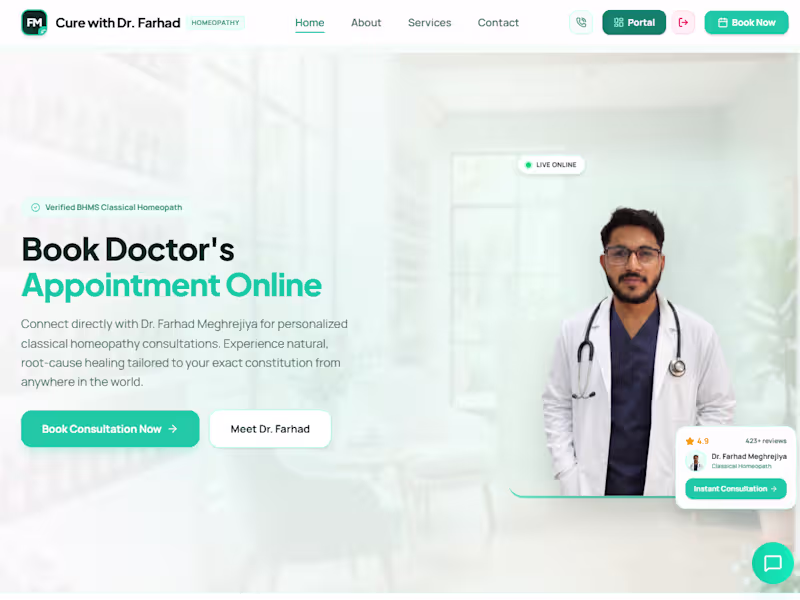 Cover image for AI-Powered Doctor Appointment & Telemedicine Platform
