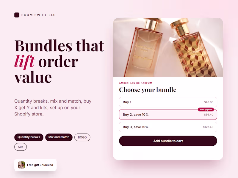 Cover image for Add shopify products bundles, upsells & subscriptions 