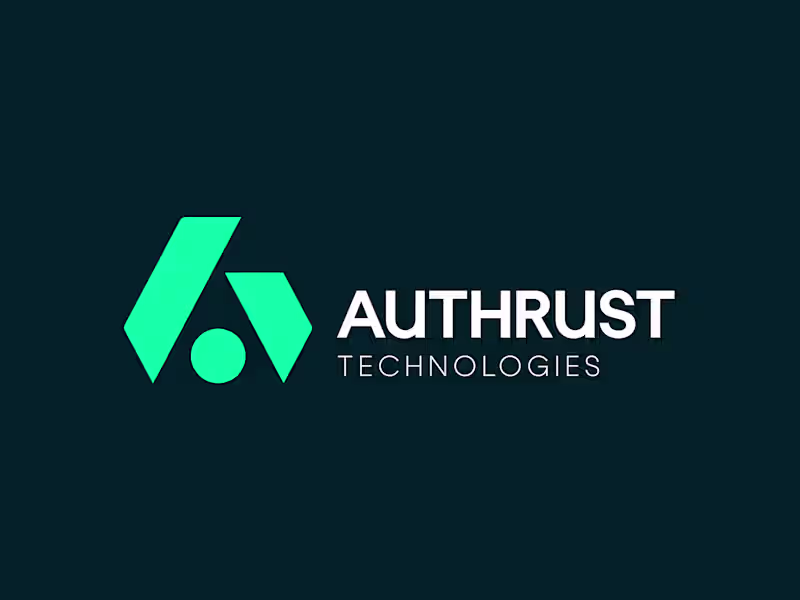 Cover image for Authrust Technologies Logo Design