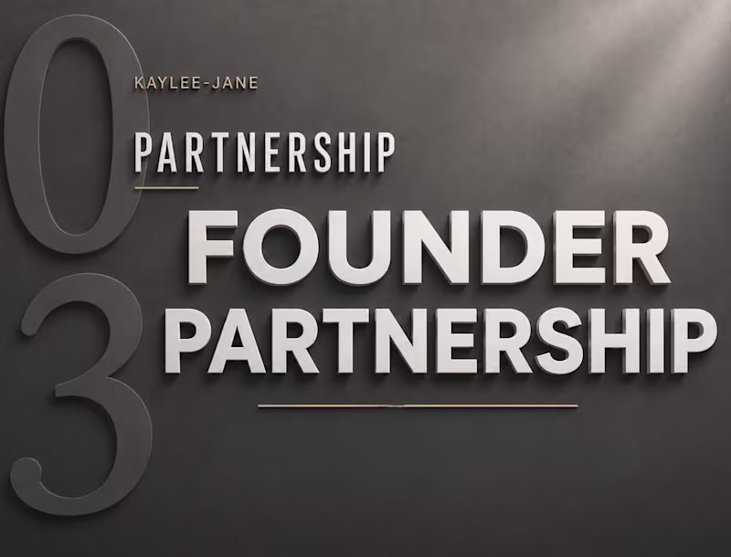 Cover image for Founder Build Partnership™ | Strategic Advisory