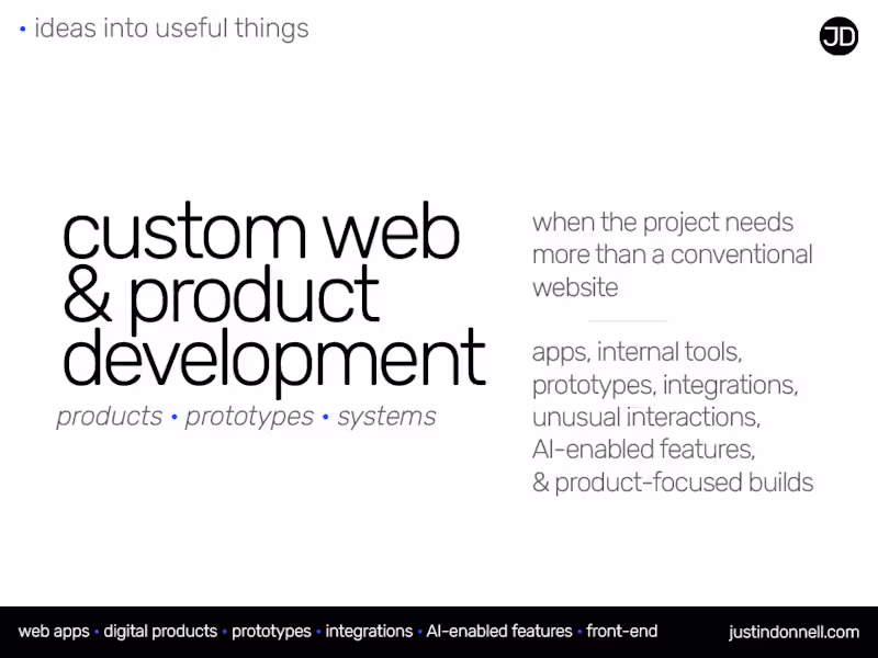 Cover image for Custom Web & Product Development
