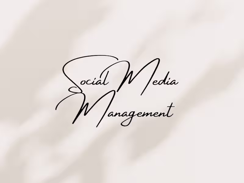 Cover image for Social Media Management