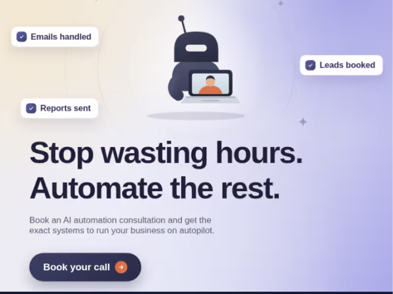 Cover image for AI Automation Consultation