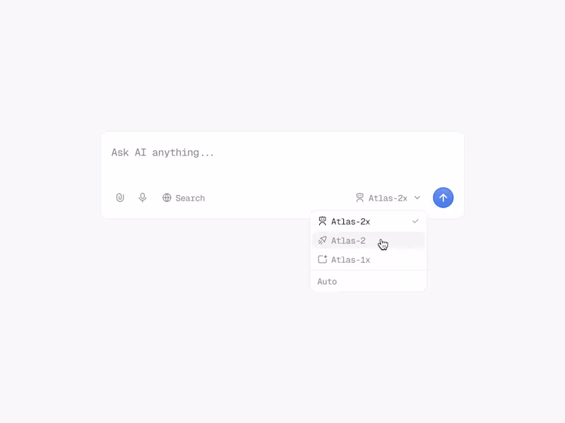 Cover image for AI chat model switcher