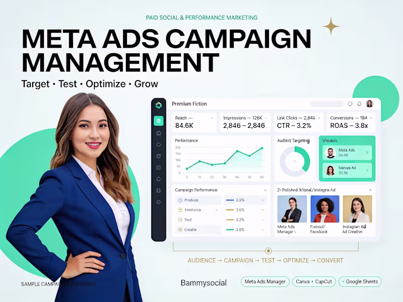Cover image for Meta Ads Campaign Management & Optimization