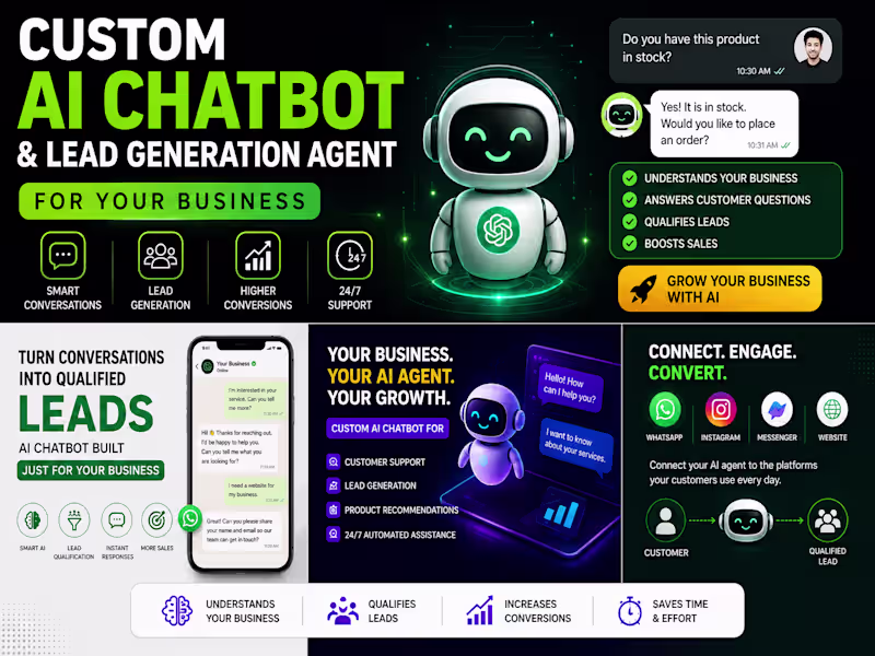 Cover image for AI Lead Generation Chatbot