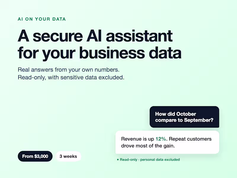 Cover image for Secure AI Assistant on Your Business Data