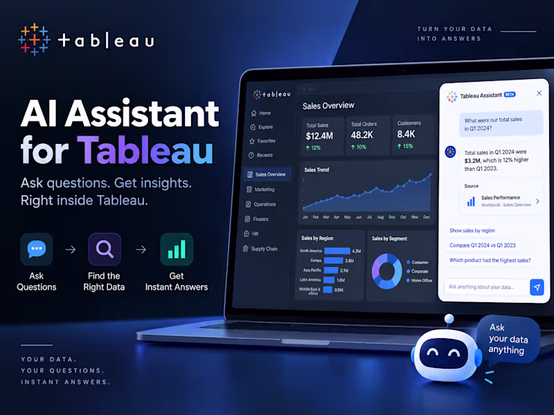 Cover image for Tableau - AI Data Assistant | Ask your Tableau data questions.