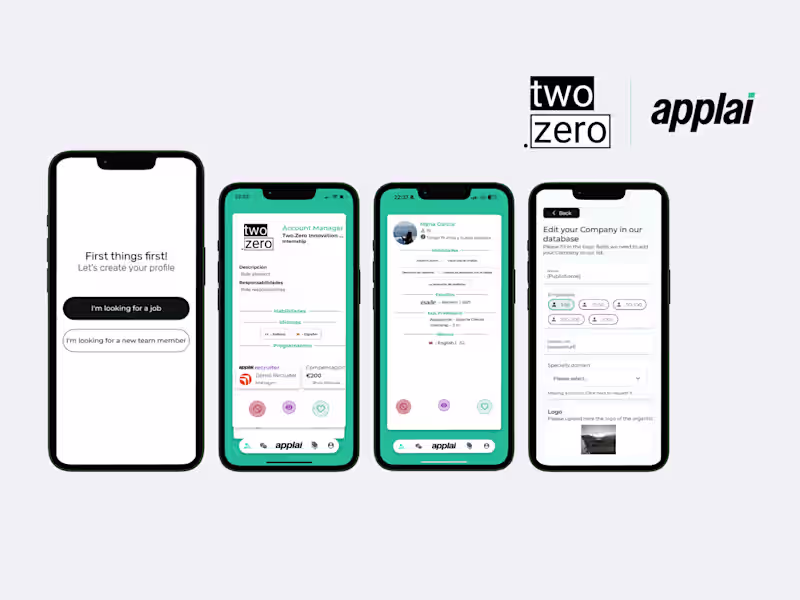 Cover image for Applai – Matching Platform for Internships & Talent Discovery