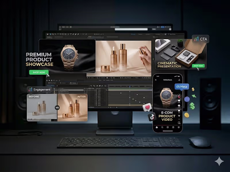 Cover image for E-commerce Product Video Editing