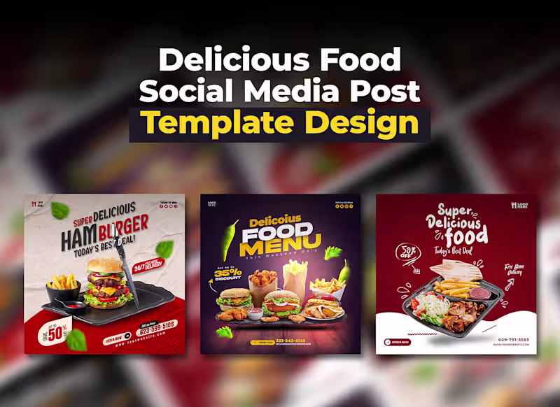 Cover image for Food Promotion Social Media Post