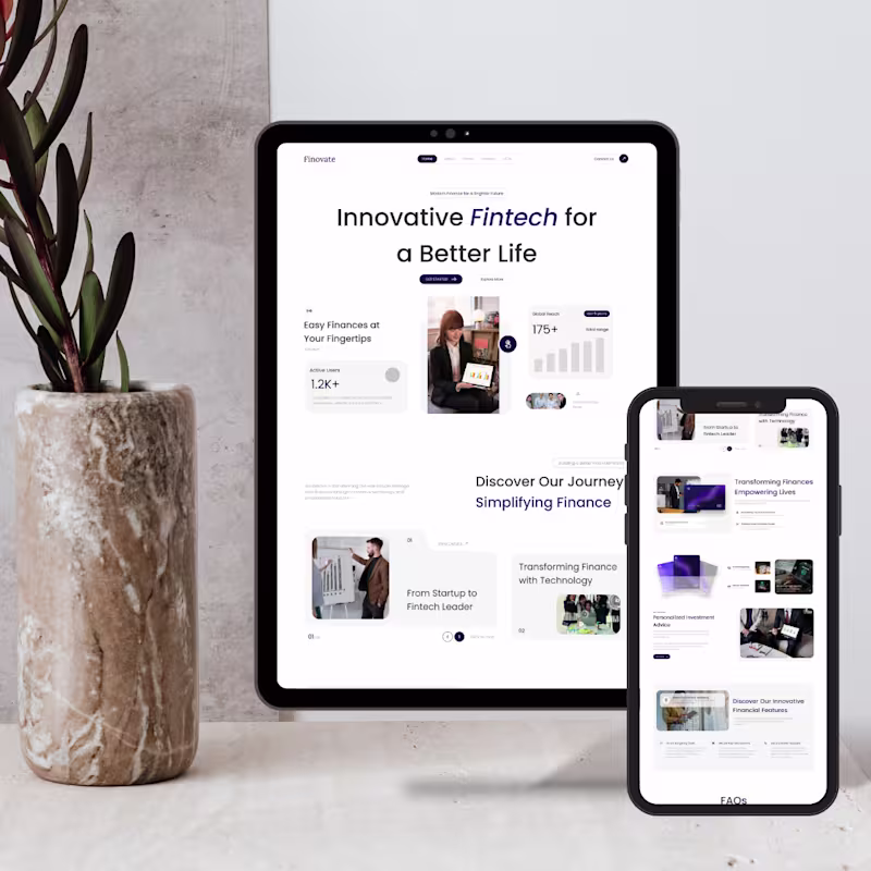 Cover image for Finovate is a next-generation digital