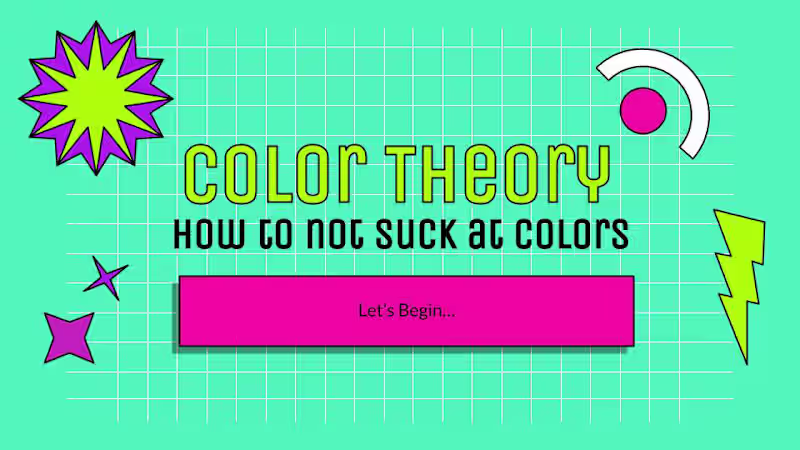 Cover image for Presentation Design for Color Theory on Behance