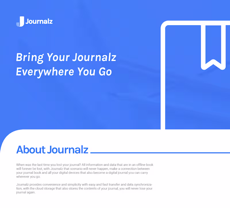 Cover image for Journalz : Modern Tech Startup Logo Design