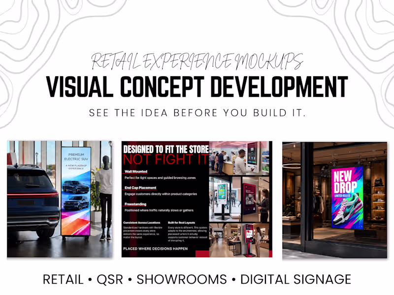 Cover image for Retail Experience Concept + Visual Mockups
