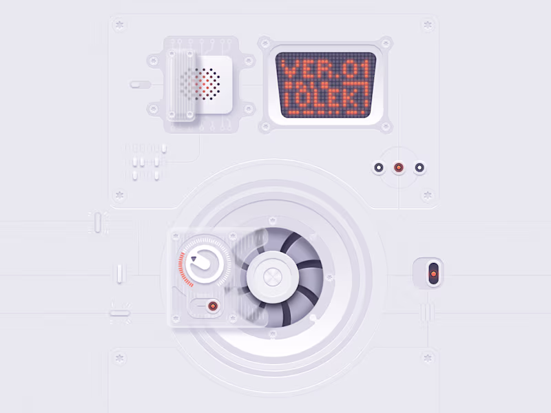 Cover image for Skeuomorphic technical elements - Figma assets