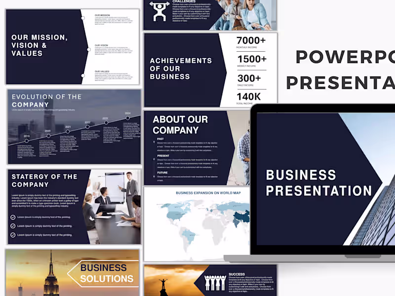 Cover image for I will design professional powerpoint presentation