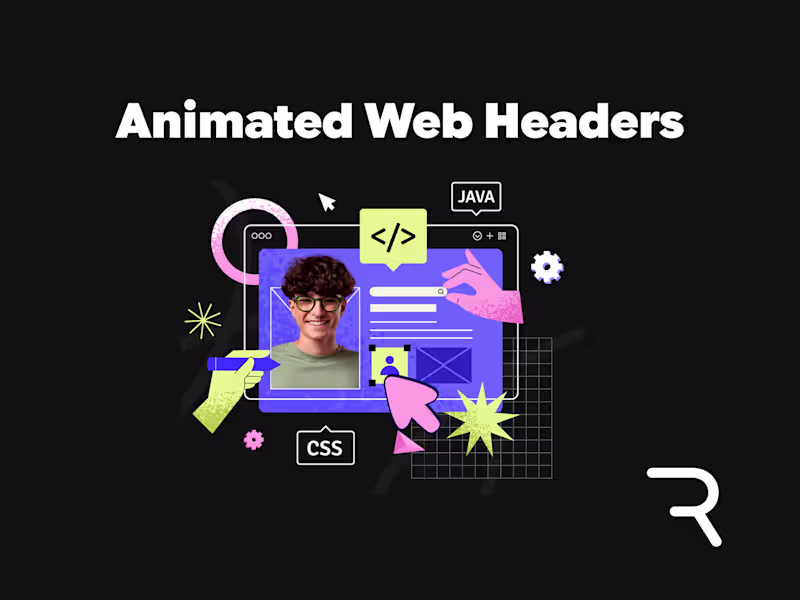 Cover image for Animated Web Headers in Rive