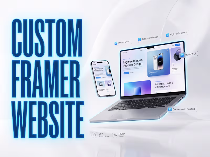 Cover image for Framer Landing Page for FinTech Paid Marketing