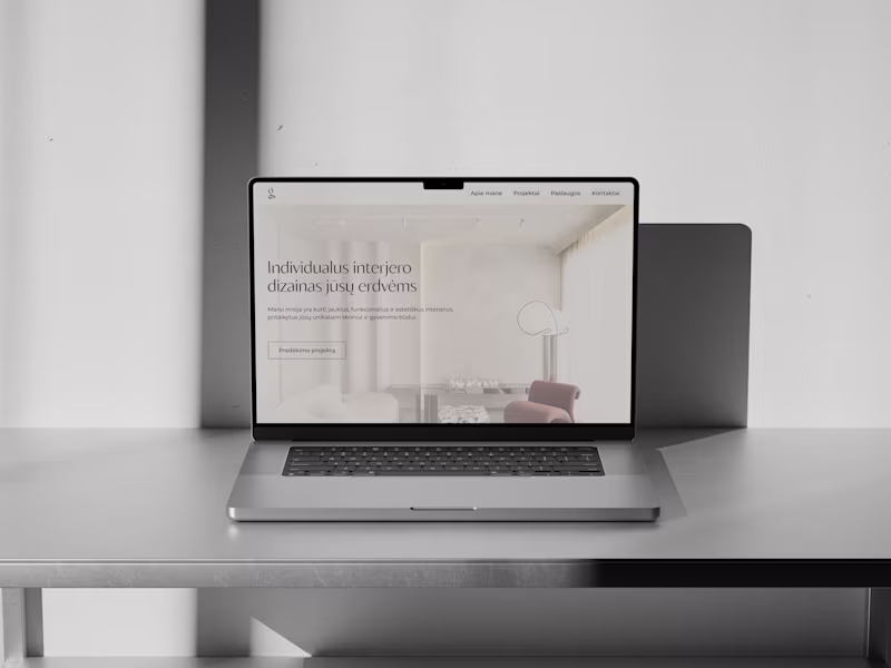 Cover image for Website for an Interior Designer
