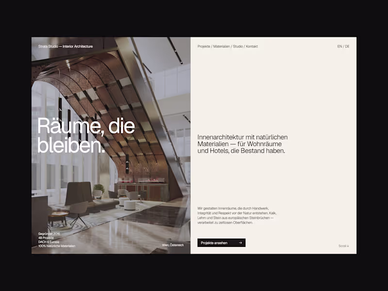 Cover image for Strata Studio — Interior Architecture