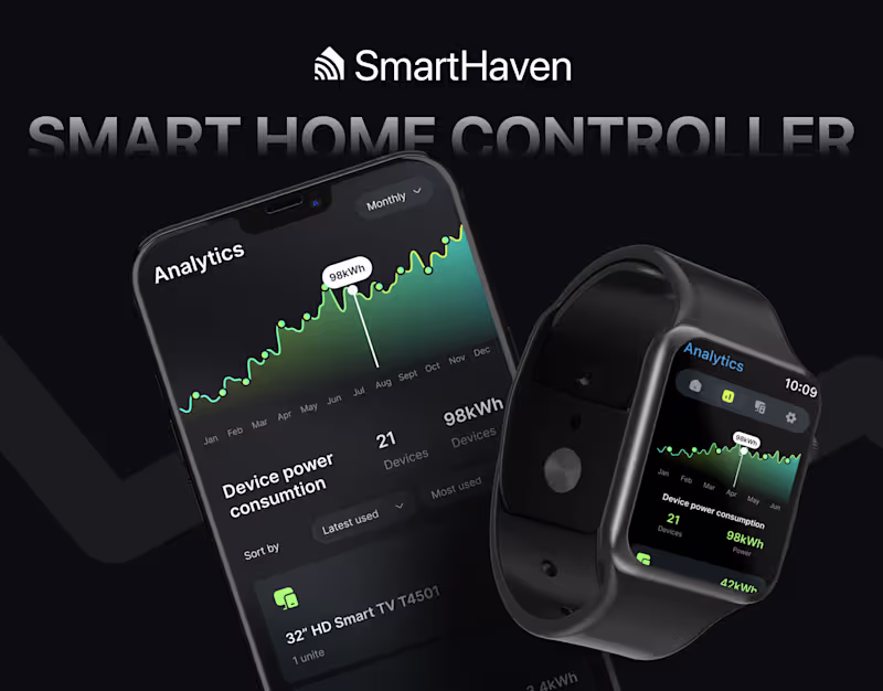 Cover image for SmartHaven - Smart Home Controller Apps