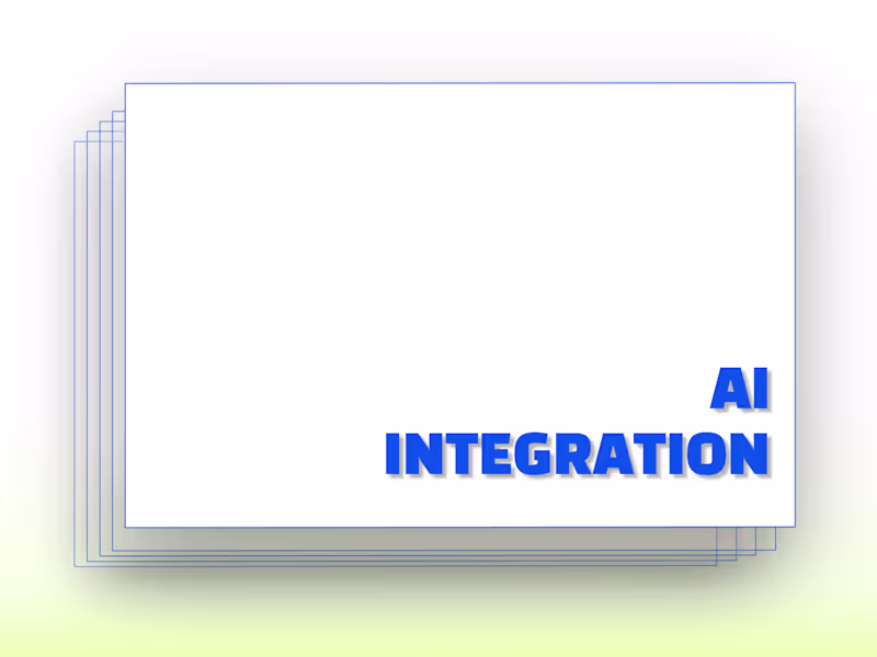 Cover image for AI Integration