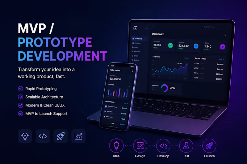 Cover image for MVP / Prototype Development