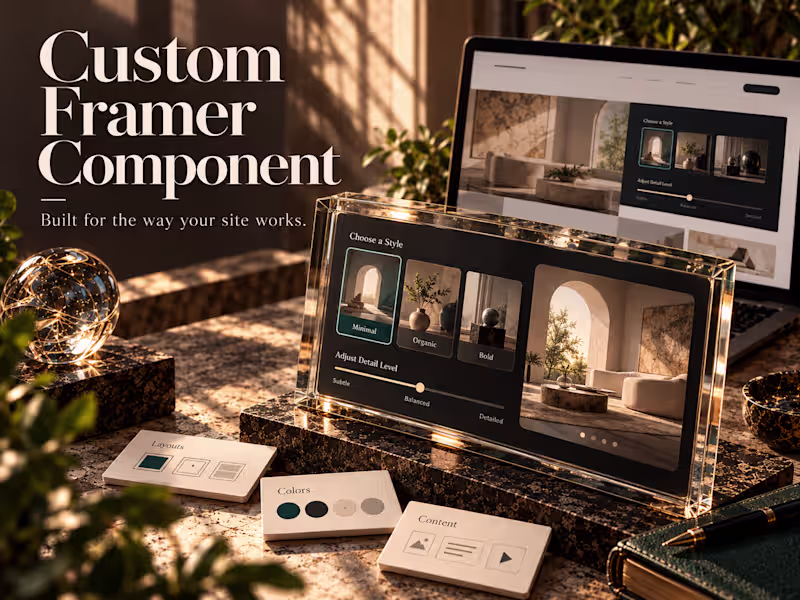 Cover image for Custom Framer Code Component
