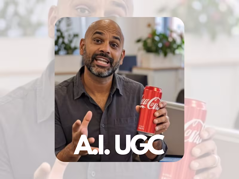 Cover image for A.I. UGC Content made for