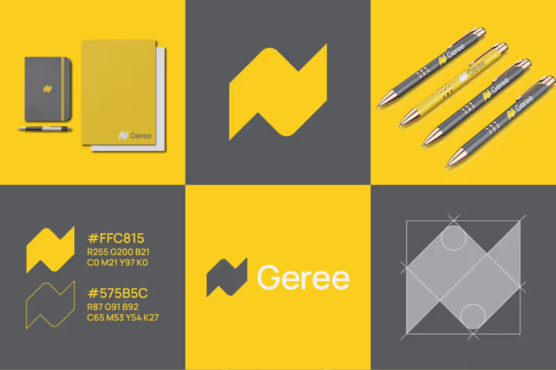 Cover image for N Geree - Logo & Visual Identity Developed the complete bran...