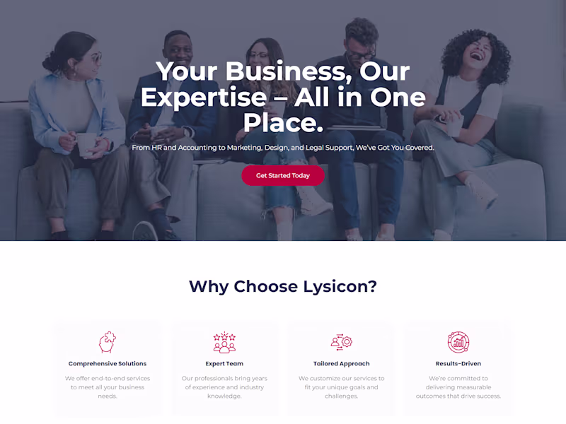 Cover image for Lysicon is a modern business