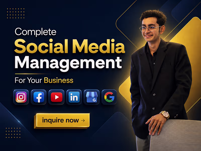 Cover image for You will get social Media Management That Grow Your Business