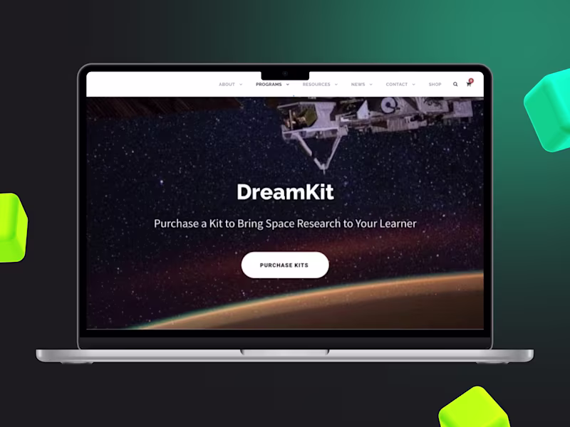 Cover image for Educational community platform for space-based research