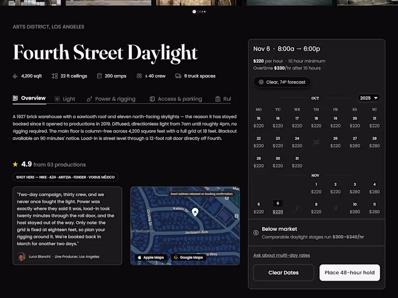 Cover image for Scout — Location Booking for