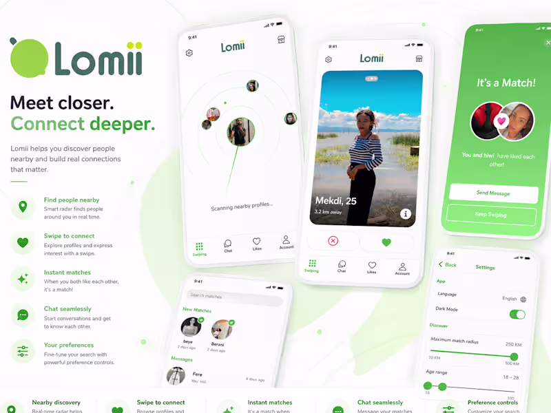 Cover image for Lomii | Dating App