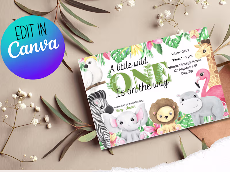 Cover image for A Little Wild One Is On The Way