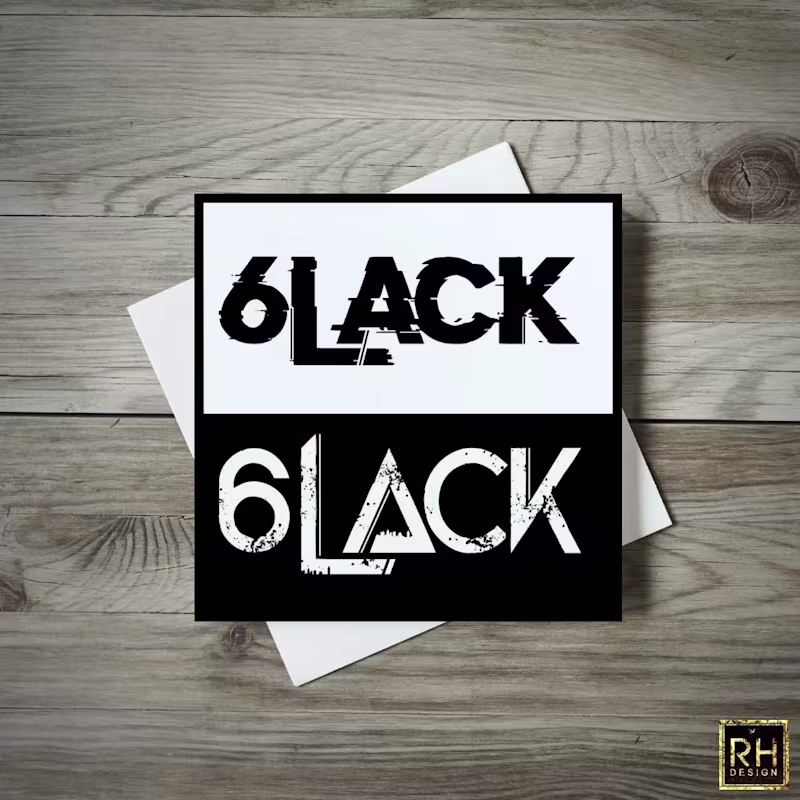 Cover image for 6LACK Logo Design created for