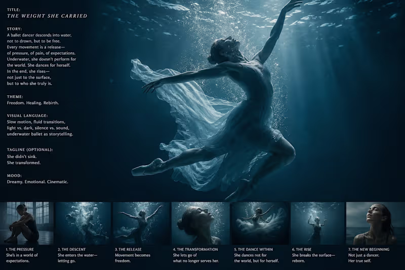Cover image for A ballerina dancing underwater.
Most people