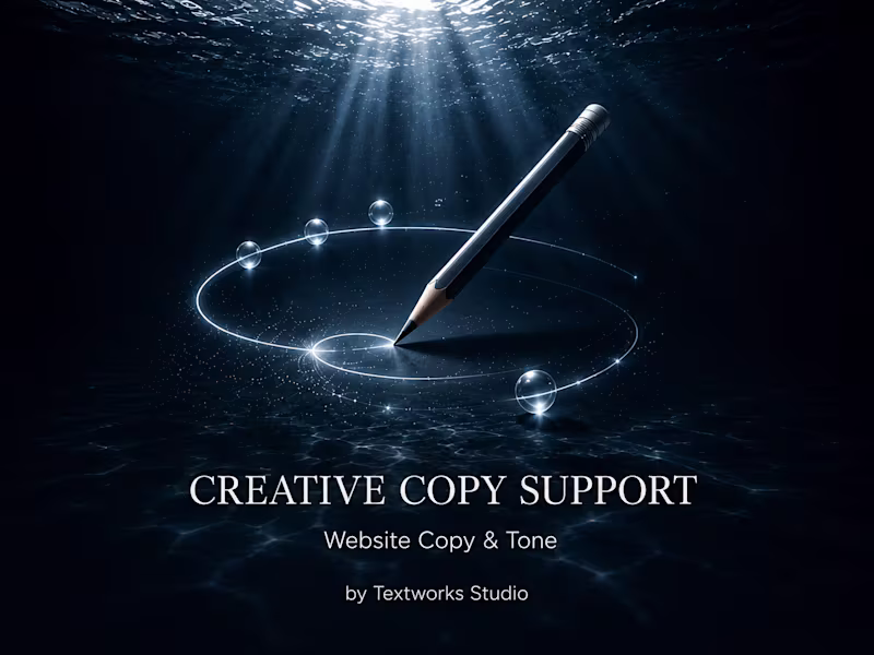 Cover image for Creative Copy for Websites and Brand Messaging