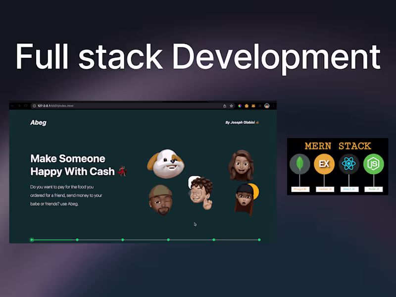 Cover image for Full Stack Development