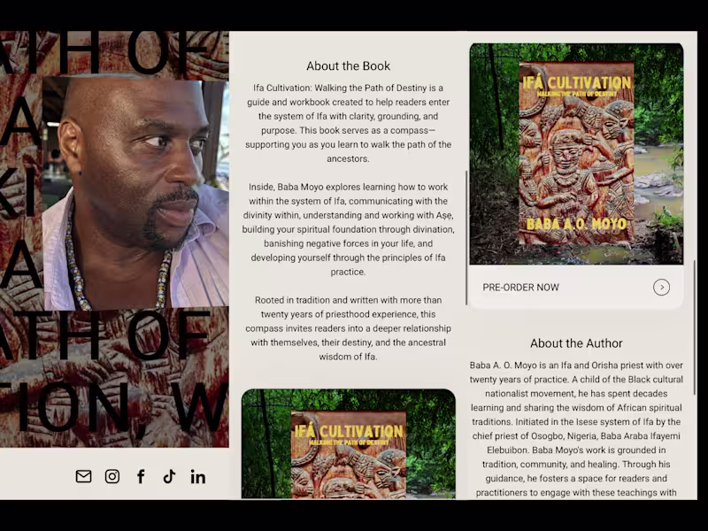 Cover image for Landing Page/Link-in-Bio Page
