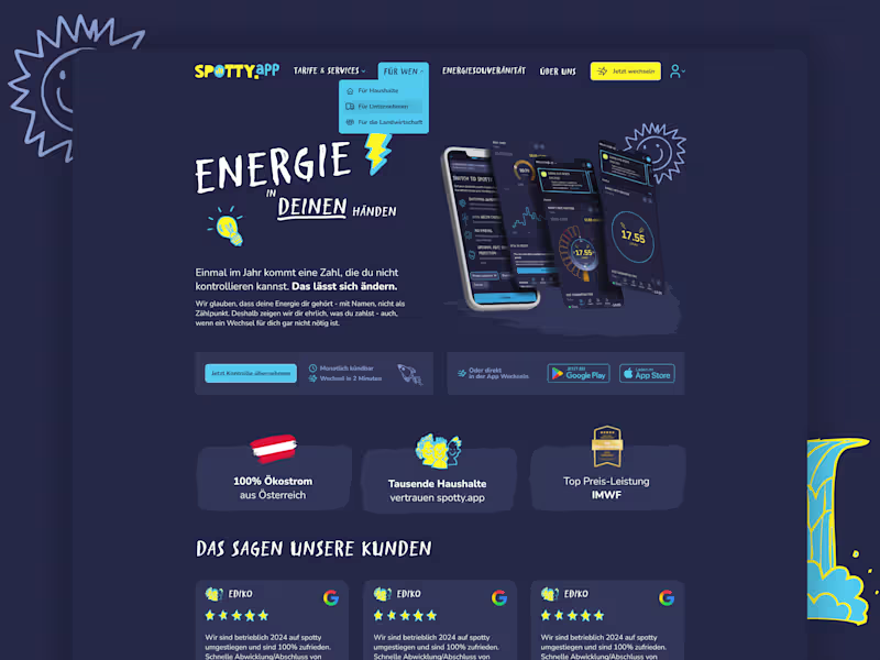 Cover image for Spotty App - Energy Made Simple
