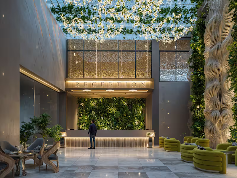 Cover image for atrium space design for Ethiopian