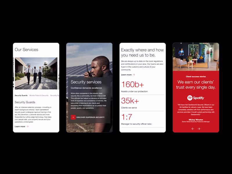 Cover image for GardaWorld: Brand Identity & Web Design