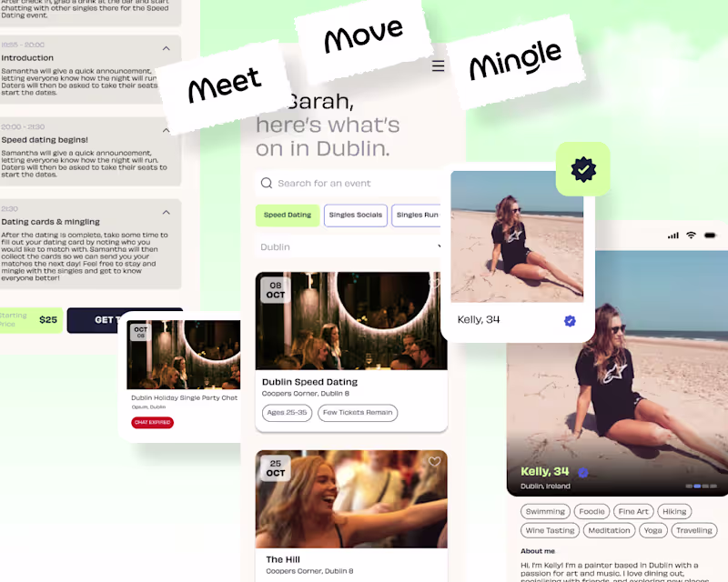 Cover image for Discover & Book Singles Events: Transform Dating into Real C...