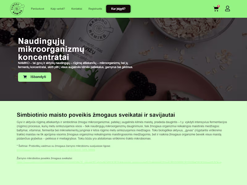 Cover image for Namiko Health Drinks