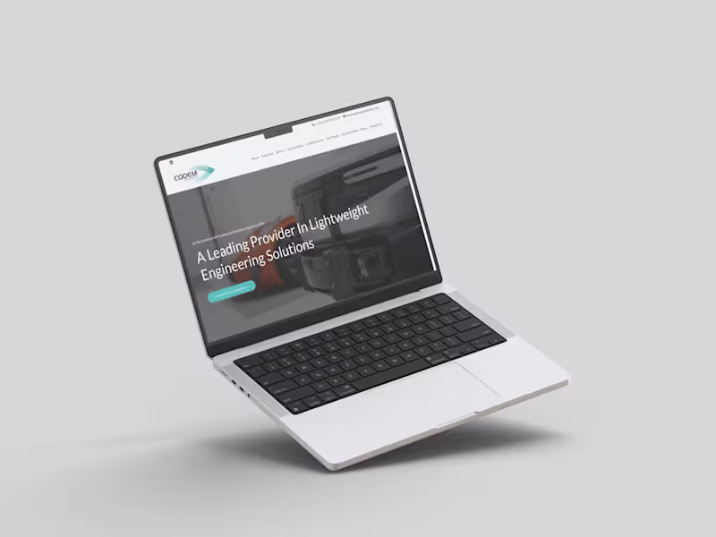 Cover image for Website redesign for manufacturing business