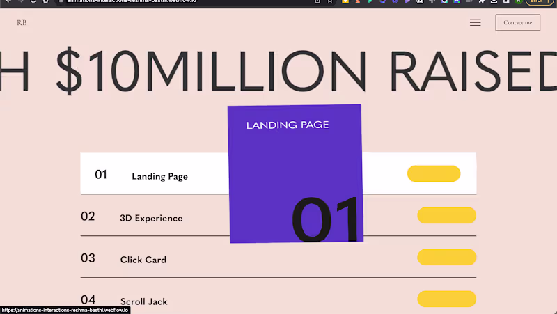 Cover image for Custom Animations and Interactions on Webflow