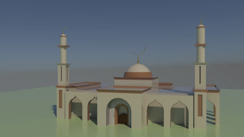 Cover image for 3d mosque